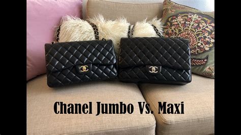 difference between chanel maxi and jumbo.